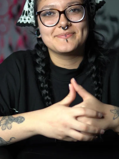 Ana, resident piercer at Foenix Ink