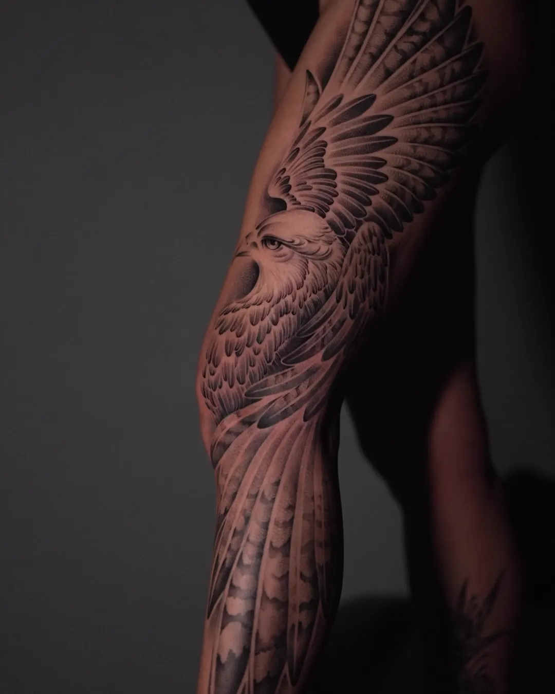 Lion and portrait sleeve — black & grey realism tattoo on the full sleeve, by Foenix Ink, Hollywood FL (session 1)